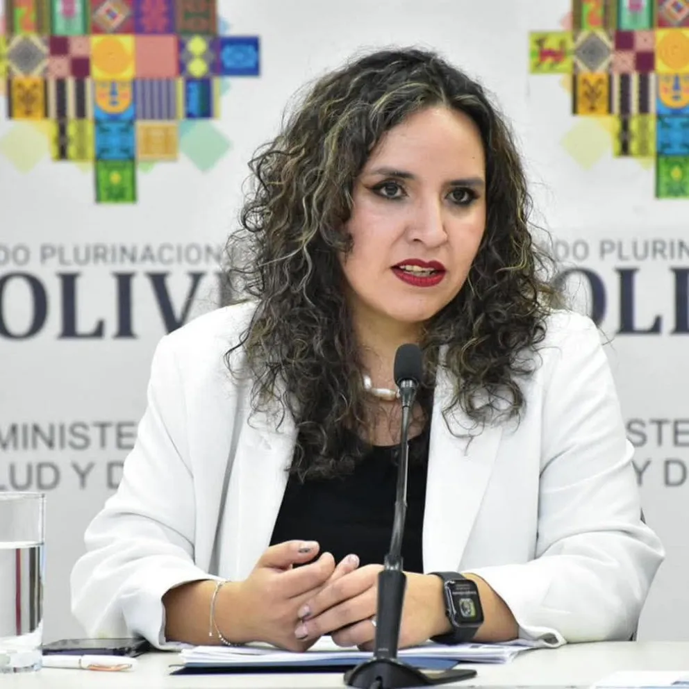 La ministra de Salud y Deportes, María Renée Castro Foto: Ministerio de Salud