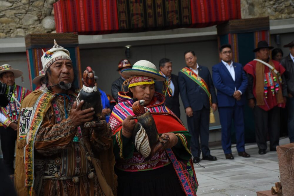 Con ritos aymaras celebran el Día del Estado Plurinacional /Foto: APG Noticias