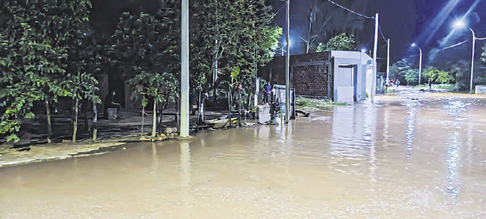 Zona inundada de Camiri