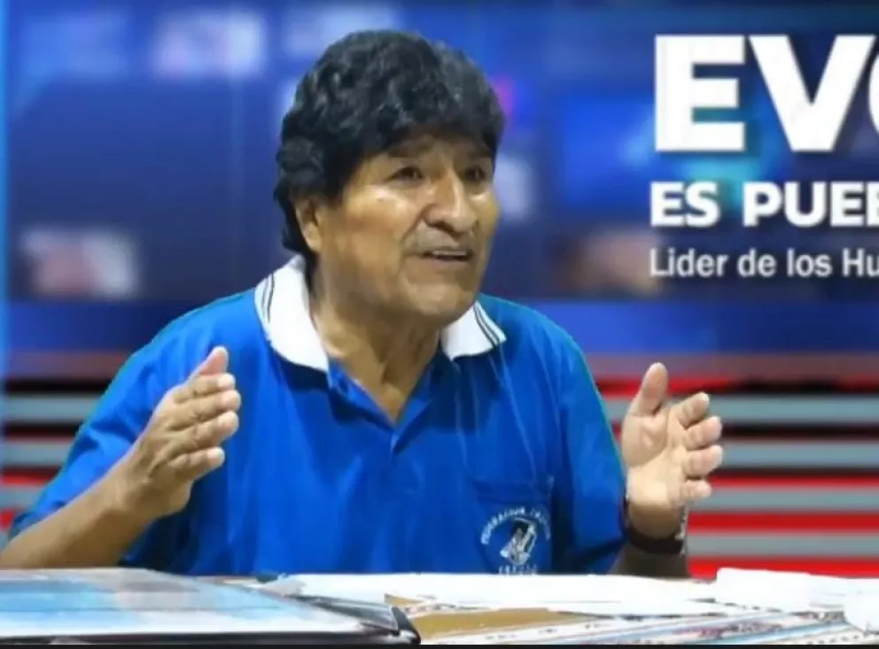 Morales, durante su programa de este domingo. Foto: Captura de video 