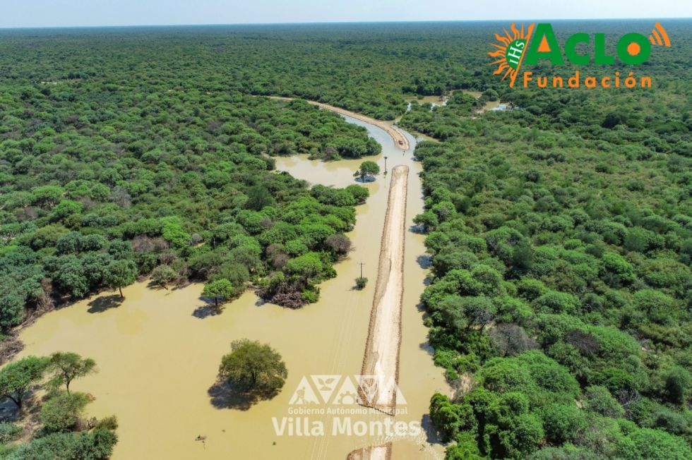 Crecidas del río Pilcomayo afectan caminos y comunidades en Villa Montes