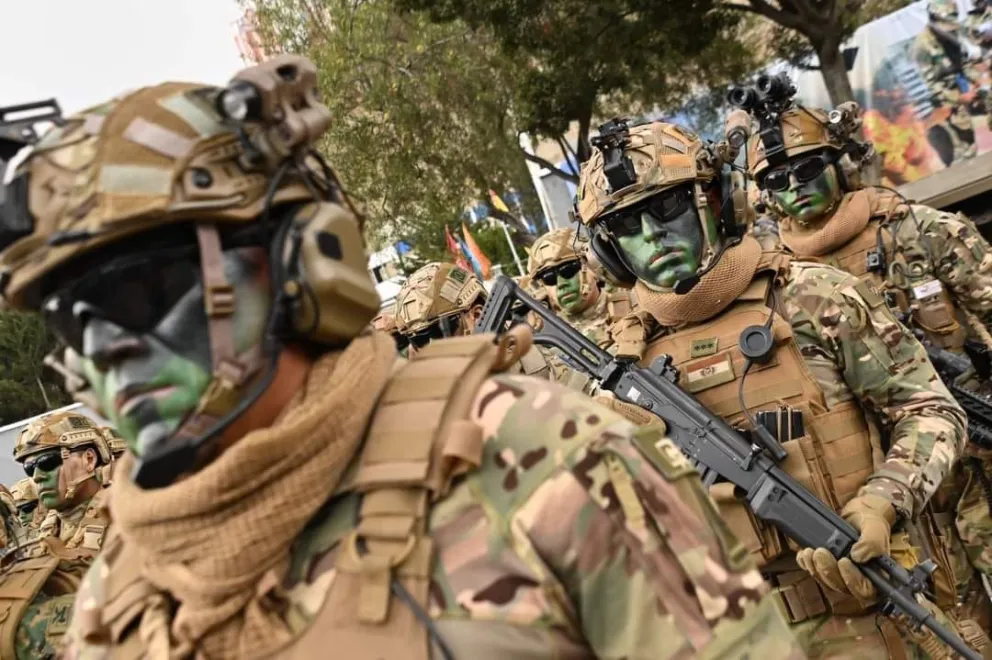 Militares en un acto oficial. Foto: Cámara de Diputados