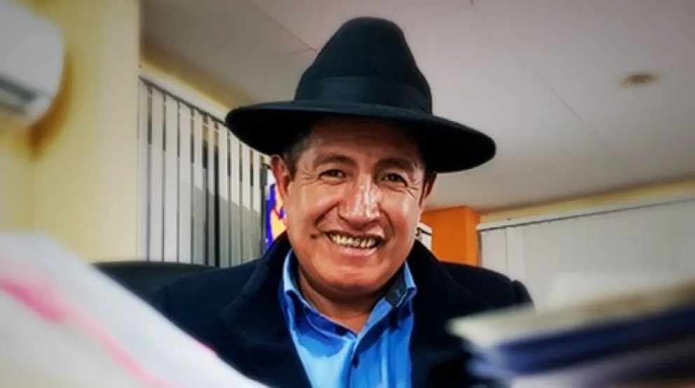 Rafael Quispe, líder de Somos Pueblo. Foto: RTP