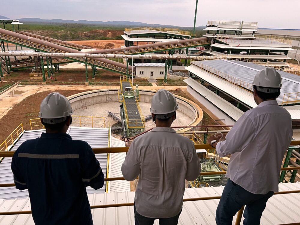 Una vista de la planta del Mutún emplazada en Puerto Suárez. / Foto: ESM.