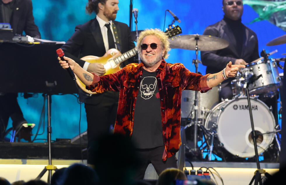 Sammy Hagar se presenta durante la gala benéfica previa a los Grammy en honor a Grateful Dead, el 31 de enero de 2025