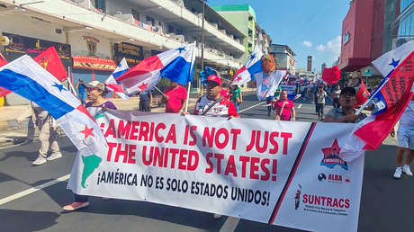 "No aceptamos presiones": Panameños protestan por la visita de Marco Rubio (VIDEOS)