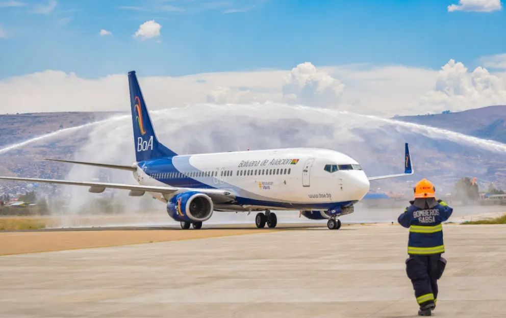 Aviones Airbus de Boliviana de Aviación (Boa). Foto: Abi