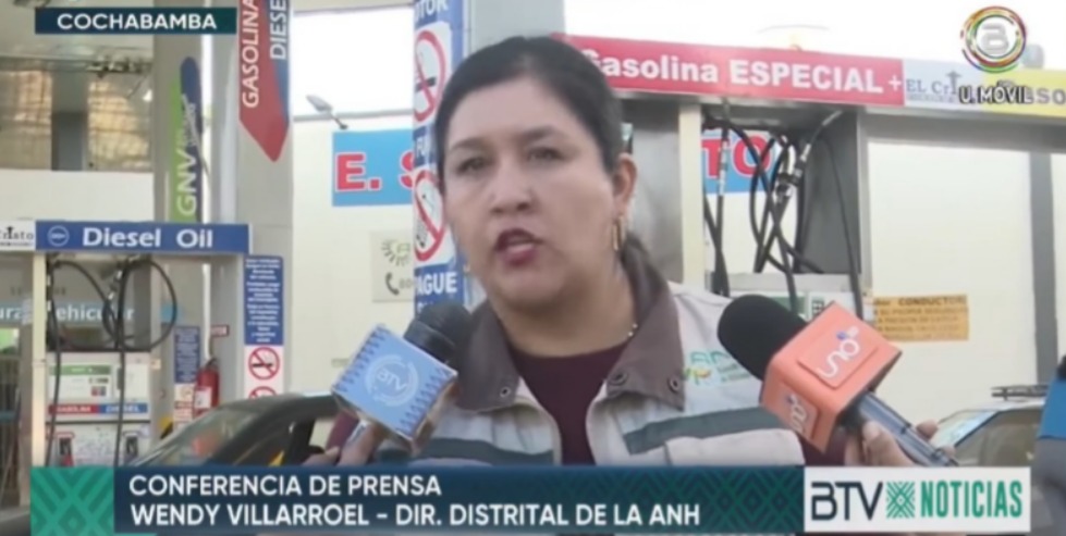 ANH garantiza normal abastecimiento de combustibles e intensifica controles en Cochabamba