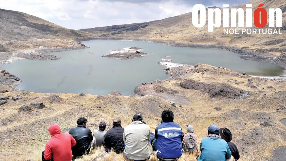 Imagen referencial de la laguna de Wara Wara, en las alturas de Sacaba. / NOÉ PORTUGAL