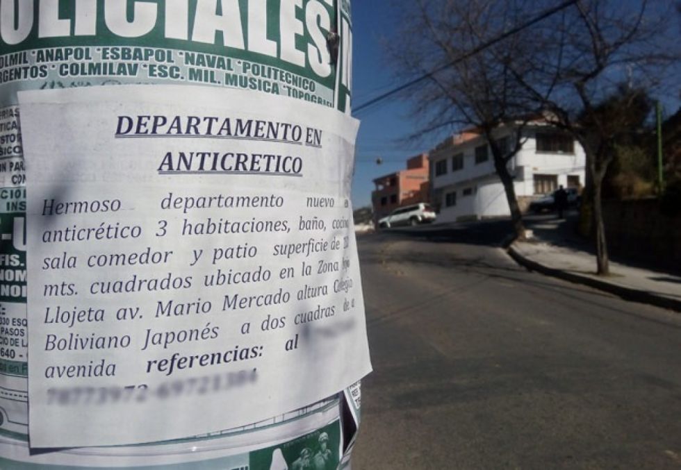 Anticréticos, una opción de vivienda con peligros ocultos