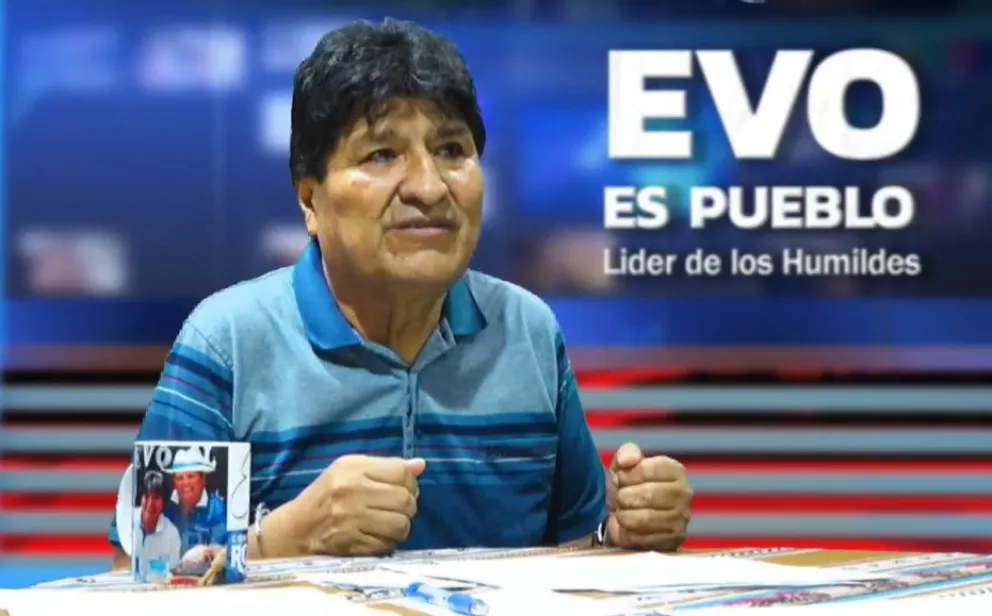 Morales, durante su programa dominical en RKC, esta mañana. Foto: Captura de video