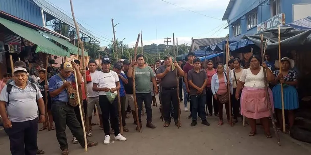 Seguidores de Evo Morales en el trópico de Cochabama. Foto: RRSS