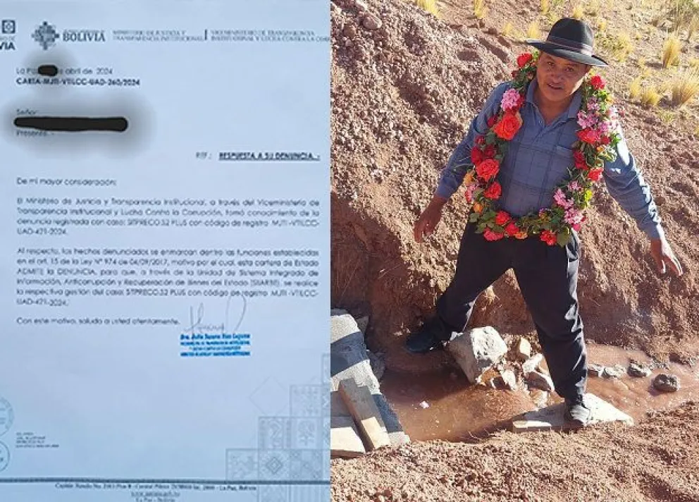 El alcalde de Luribay, Mario Cáceres, fue enviado a la cárcel. Foto: GAML