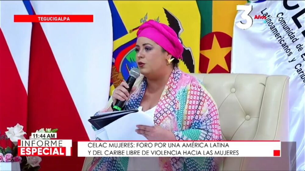 Ministra Prada invita en la Celac a participar de la 1ra Cumbre Iberoamericana de la Despatriarcalización en Bolivia