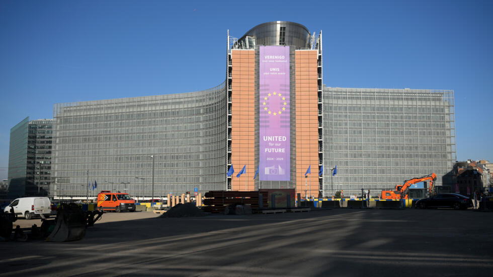 El edificio Berlaymont, que alberga la Comisión Europea, en Bruselas, en una imagen del 18 de febrero de 2025