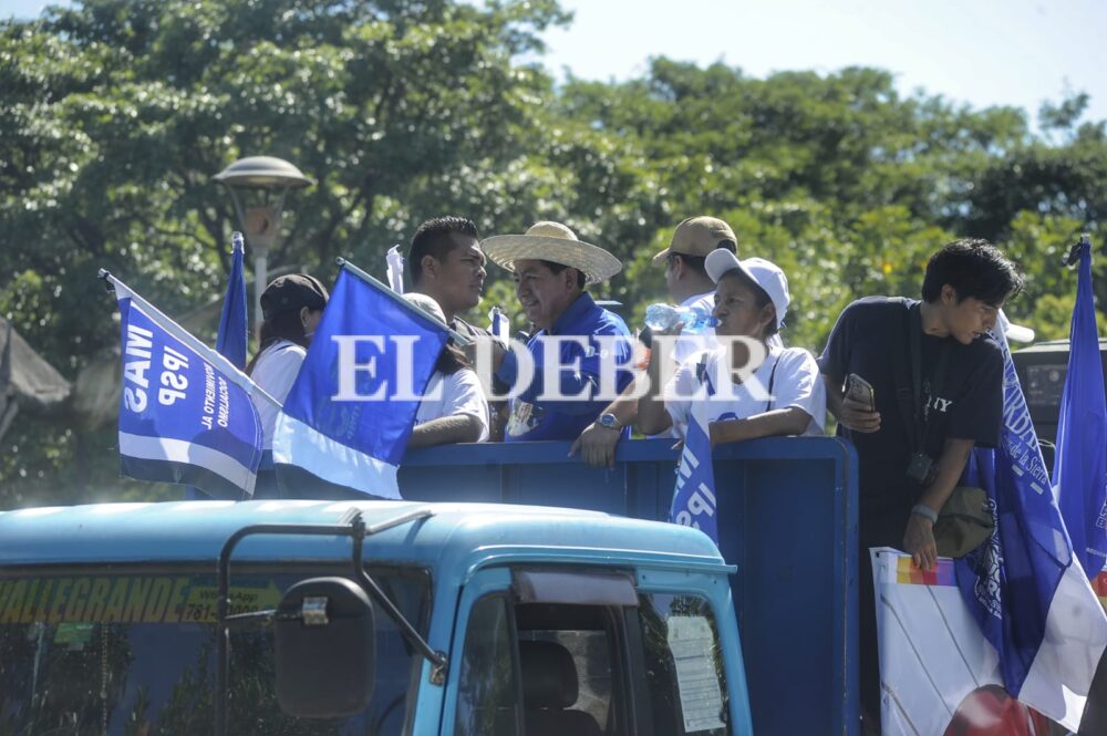 Caravana del MAS/Foto: Enrique Canedo