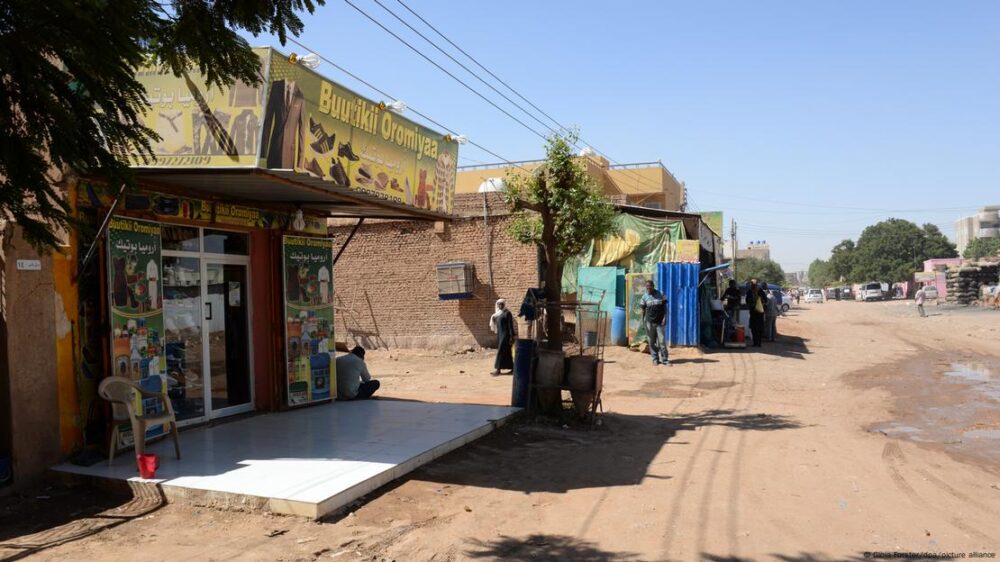 Una calle en Jartum, capital de Sudán.