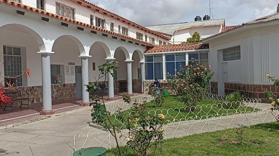 El hospital Santa Bárbara de Sucre. 