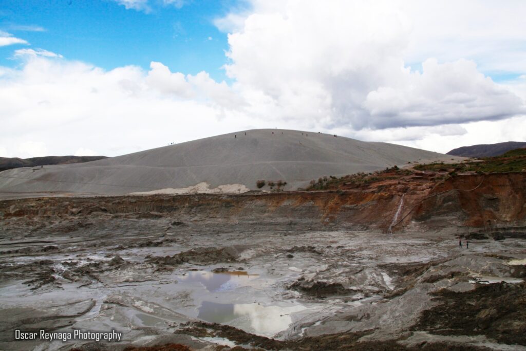 Así quedó el lugar donde estaba una laguna El Kenko. / Foto: Oscar Reynaga.