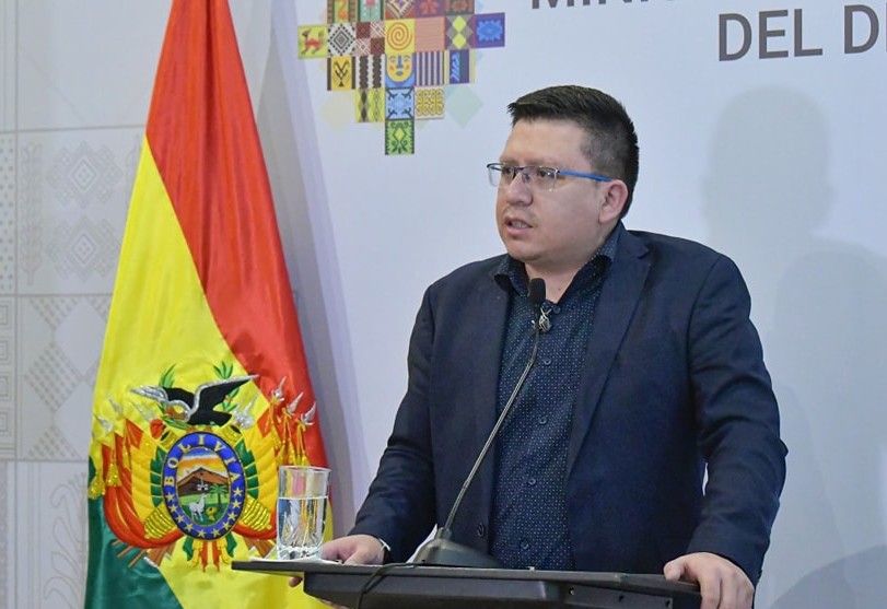 El ministro de Planificación del Desarrollo, Sergio Cusicanqui. / Foto: MPD