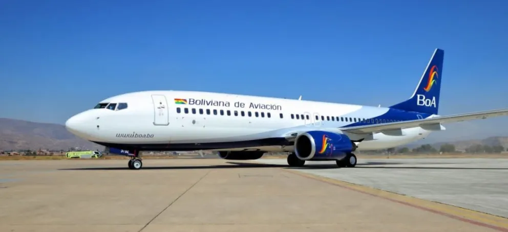 Una aeronave de BoA a punto de partir, en los últimos días hubo retrasos y cancelaciones, según la ATT. Foto: ABI