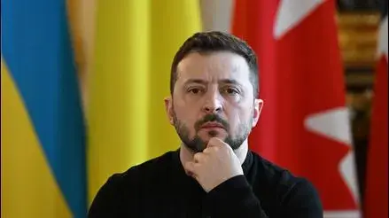 Volodomir Zelenski, presidente de Ucrania. 