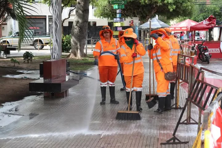 Emacruz recogió 2.800 toneladas de residuos en la ciudad.