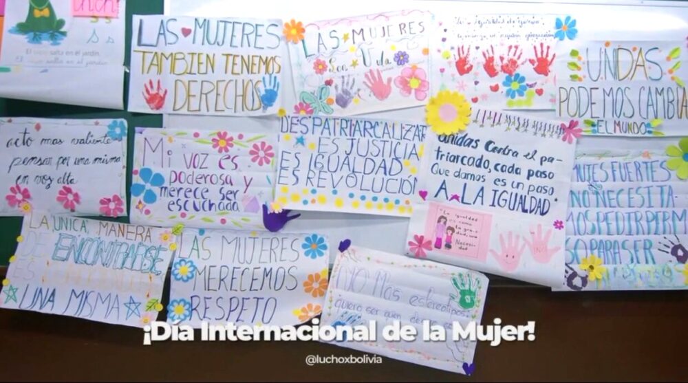 Día Internacional de la Mujer: Arce destaca avances y llama a derribar las barreras del patriarcado