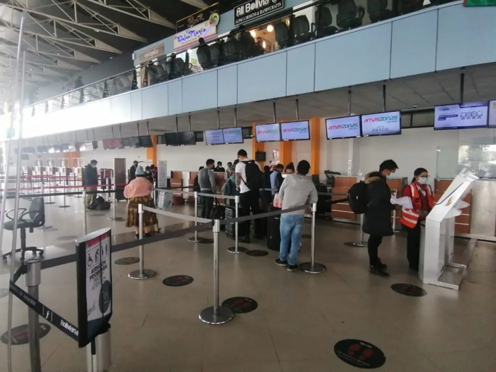 Instalaciones del aeropuerto de El Alto. Foto: Abi