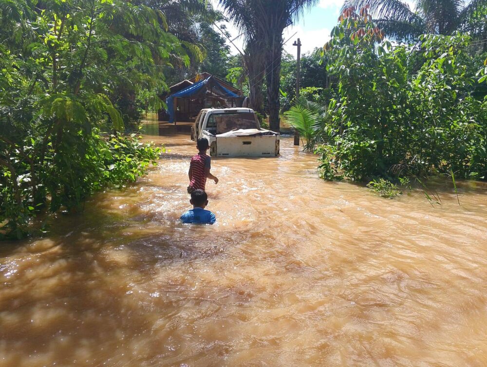 Inundación en Reyes