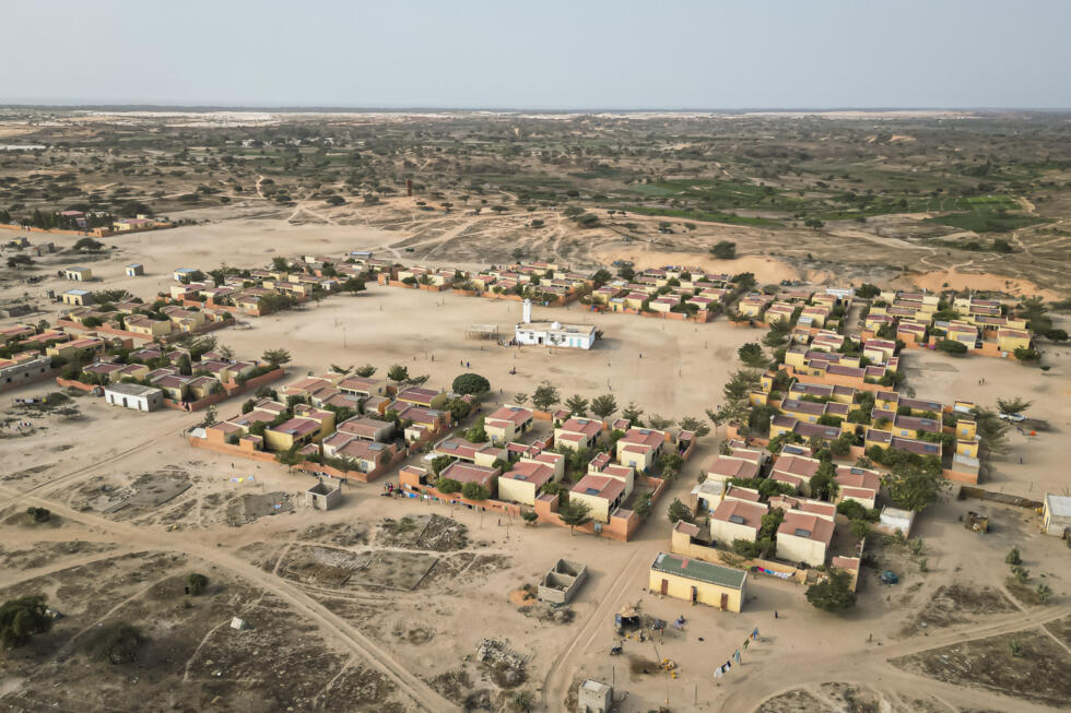 Vista aérea del pueblo de Foth, en el norte de Senegal, el 11 de febrero de 2025