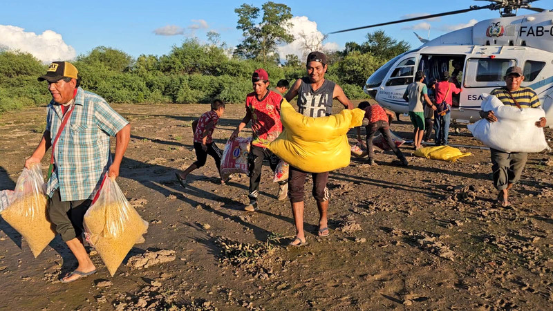 Desborde del río Bermejo deja 325 familias afectadas, Gobierno entrega ayuda e instala campamentos