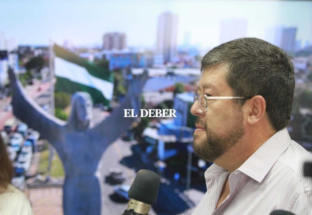 Samuel Doria Medina en su entrevista en EL DEBER / Foto: Ricardo Montero