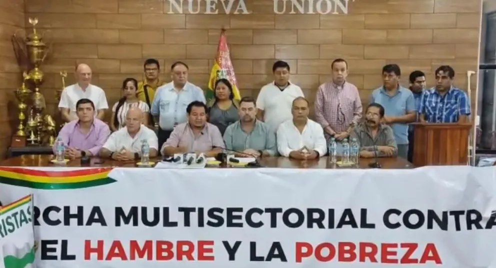 Comité Multisectorial hace la convocatoria a la marcha. Foto: Captura RRSS