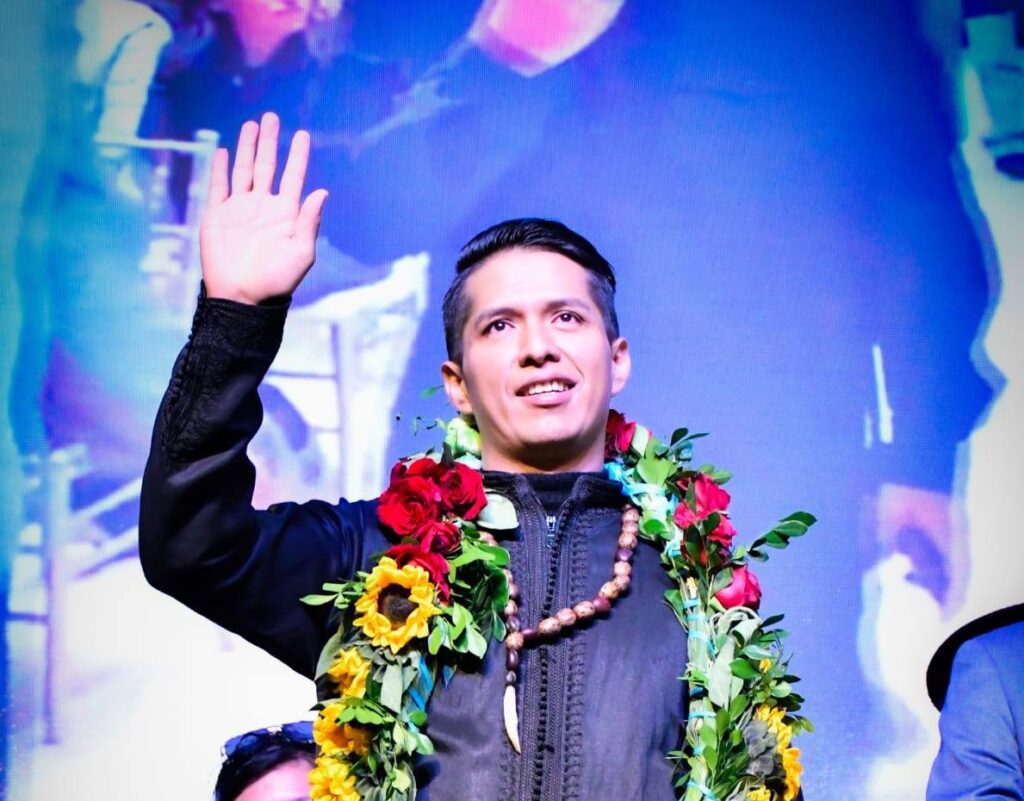 Andrónico Rodríguez, candidato del MTS.
