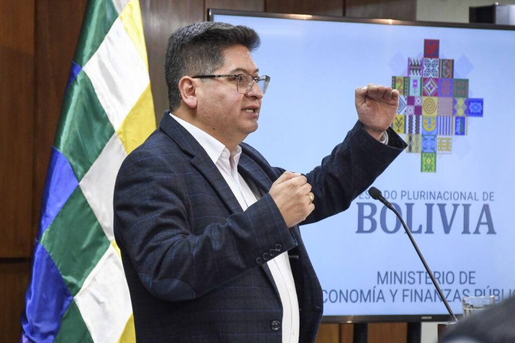 El ministro de Economía, Marcelo Montenegro. / Foto: MEFP.