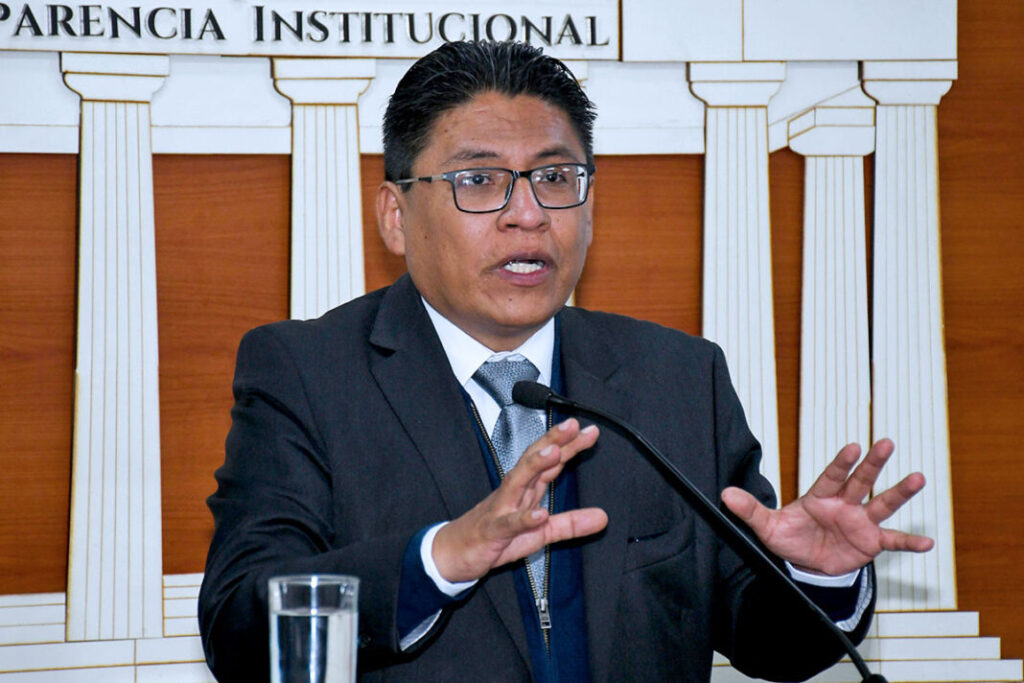 El exministro Iván Lima. / Foto: APG.