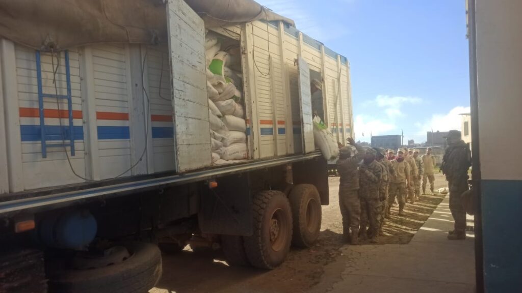 Un camión con mercadería de contrabando. / Foto: VLCC.