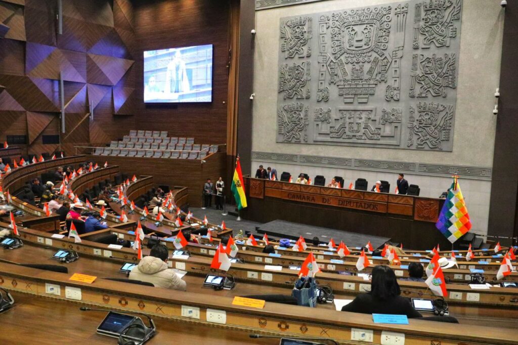 Una sesión de la Cámara de Diputados. / Foto: CD.