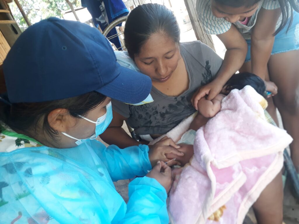 Vacunación contra la influenza. / Foto. Ministerio de Salud.