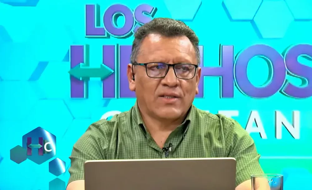 El viceministro de Promoción, Vigilancia Epidemiológica y Medicina Tradicional, Max Enríquez. Foto: Captura Bolivia Tv.