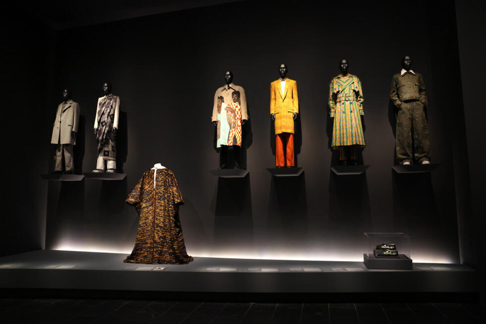 La exposición "Superfine: Tailoring Black Style" durante la presentación a la prensa en el Museo Metropolitano de Arte de Nueva York, el 5 de mayo de 2025