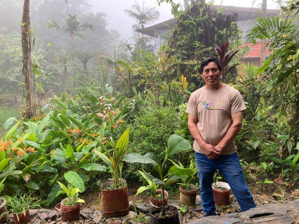 Sergio Basantes, propietario de la reserva Mashpi Amagusa, Pichincha, Ecuador, abril de 2025.