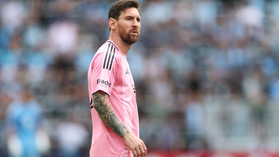 Lionel Messi durante el partido entre el Inter Miami y el Minnesota United del 10 de mayo de 2025