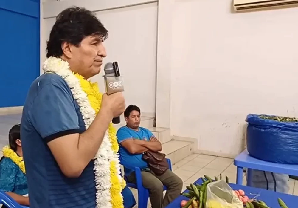 El expresidente Evo Morales. Foto: Captura RKC