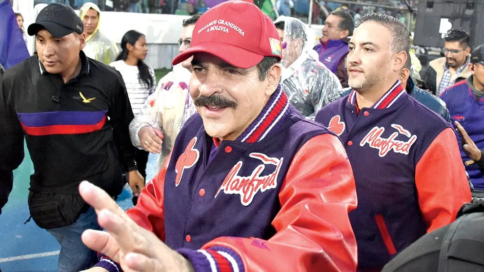 El alcalde de Cochabamba y precandidato a la Presidencia por APB Súmate, Manfred Reyes Villa./NOÉ PORTUGAL