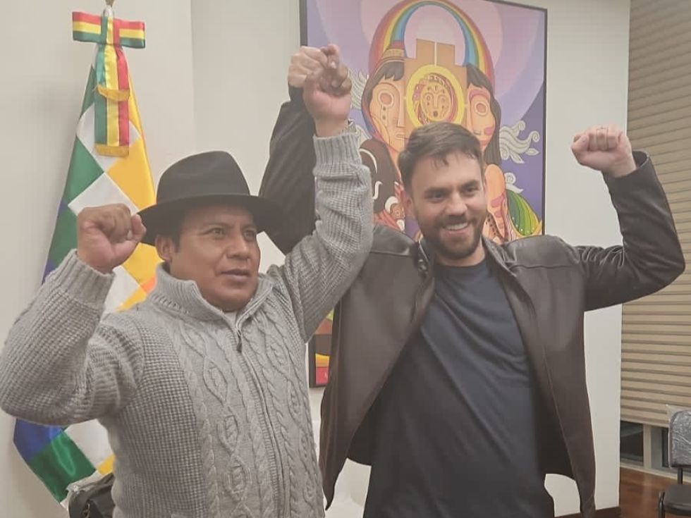 Milan Berna (i) y Eduardo del Castillo. 