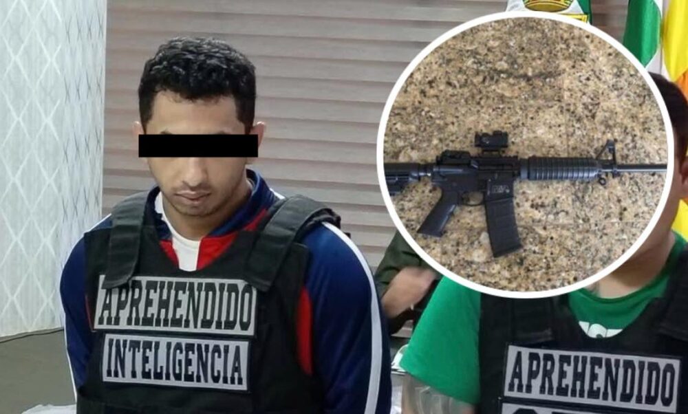 Intentó escapar y destruyó su celular antes de ser capturado.