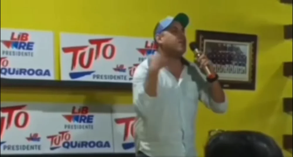Arnoldo Méndez, vocero del candidato presidencial Jorge Tuto Quiroga en Beni.