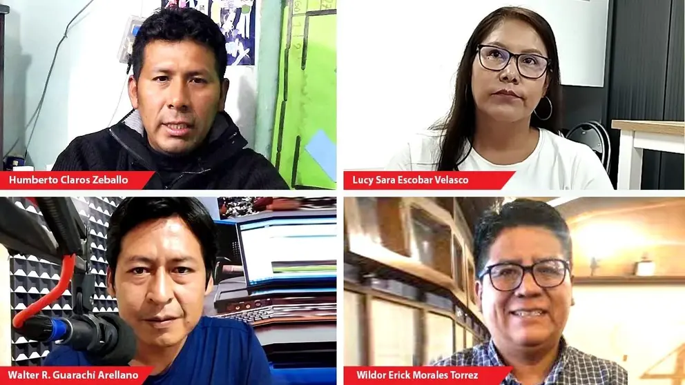 Algunos de los rostros de los postulantes de Alianza Popular, en Cochabamba. COMPOSICIÓN OPINIÓN